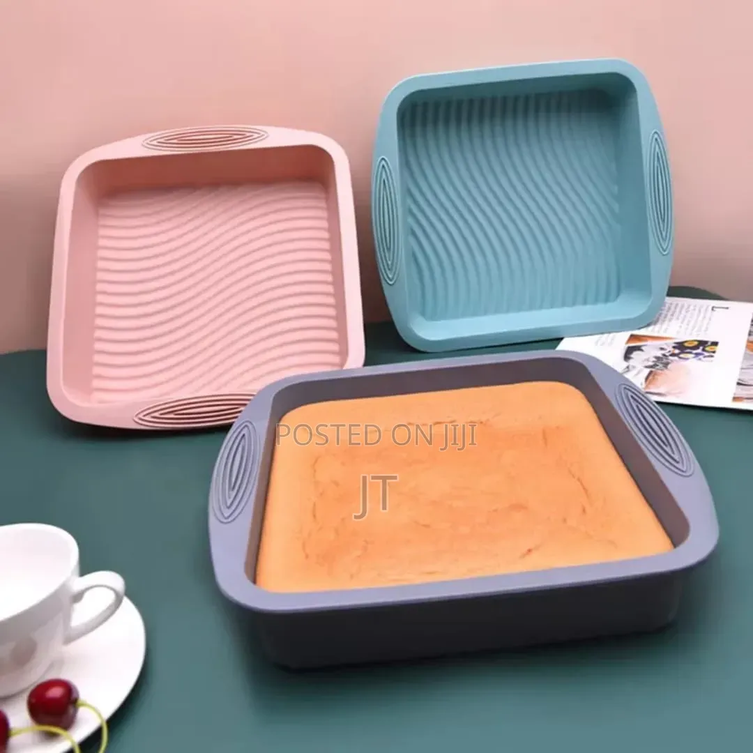 3D Silicone Square Baking Tin