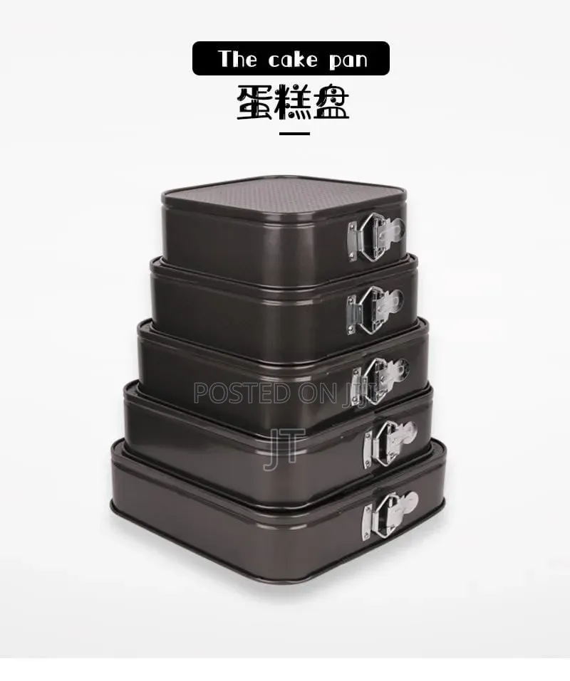 Square Baking Tins Set 6pcs/Set