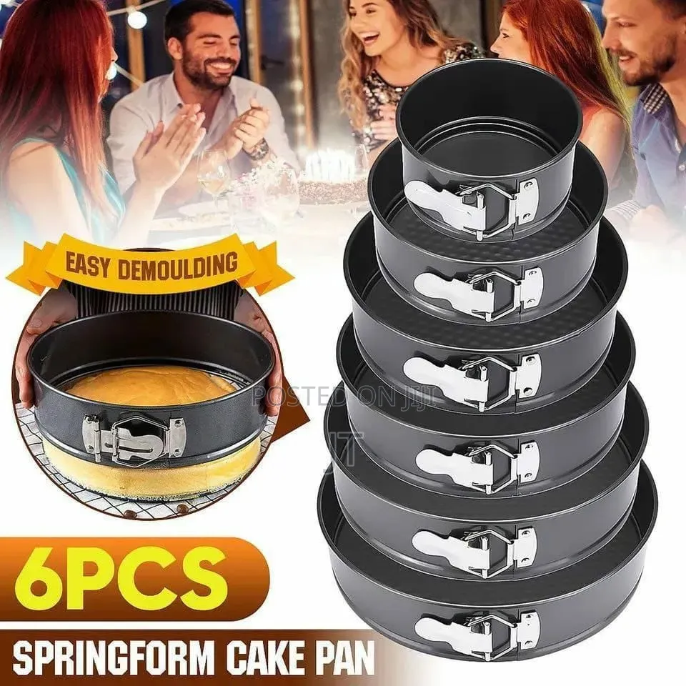 Round Baking Tins Set 6pcs/Set