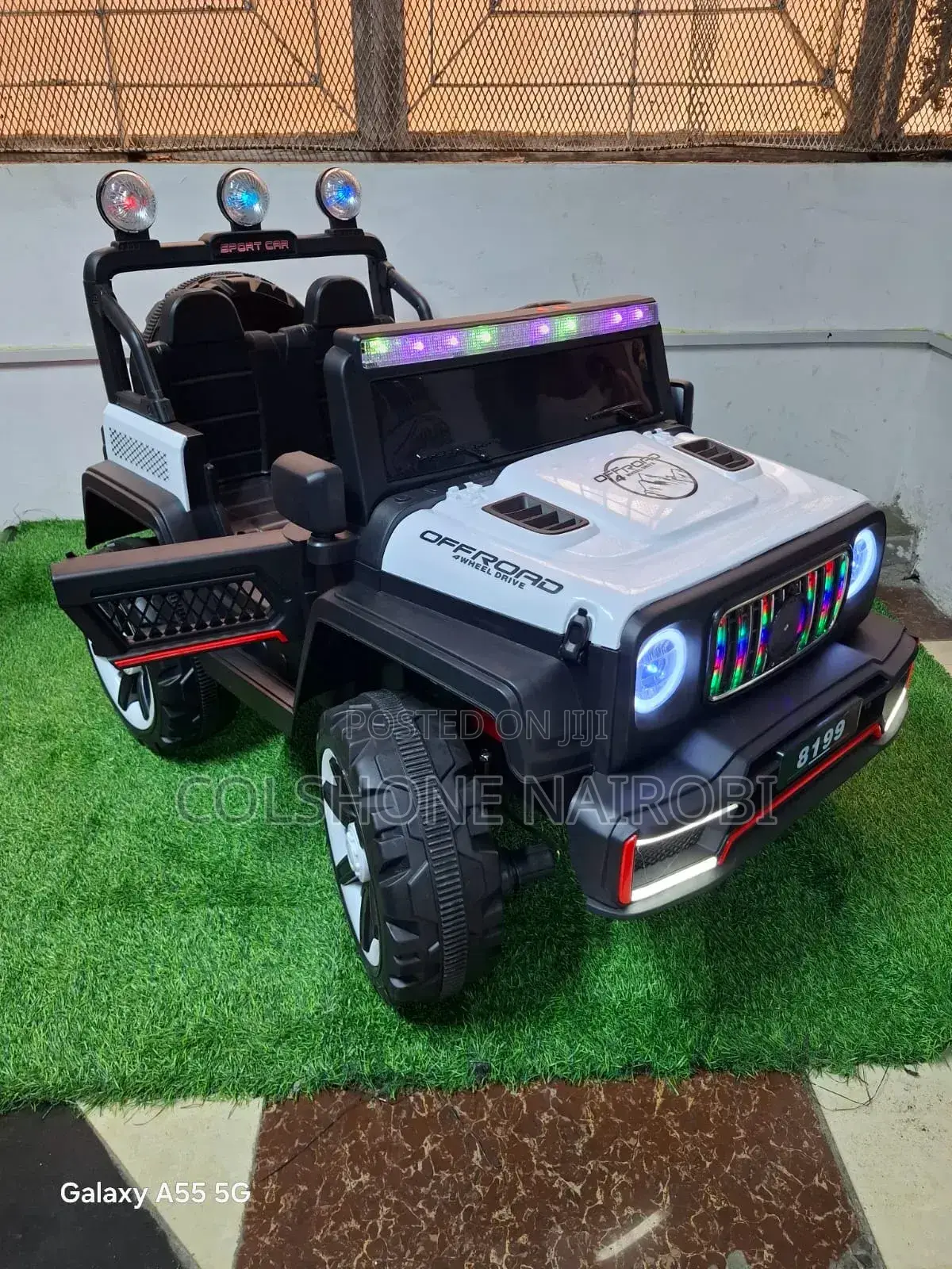 Kids Electric 4WD Off-Road Ride-on Jeep Truck (12V)