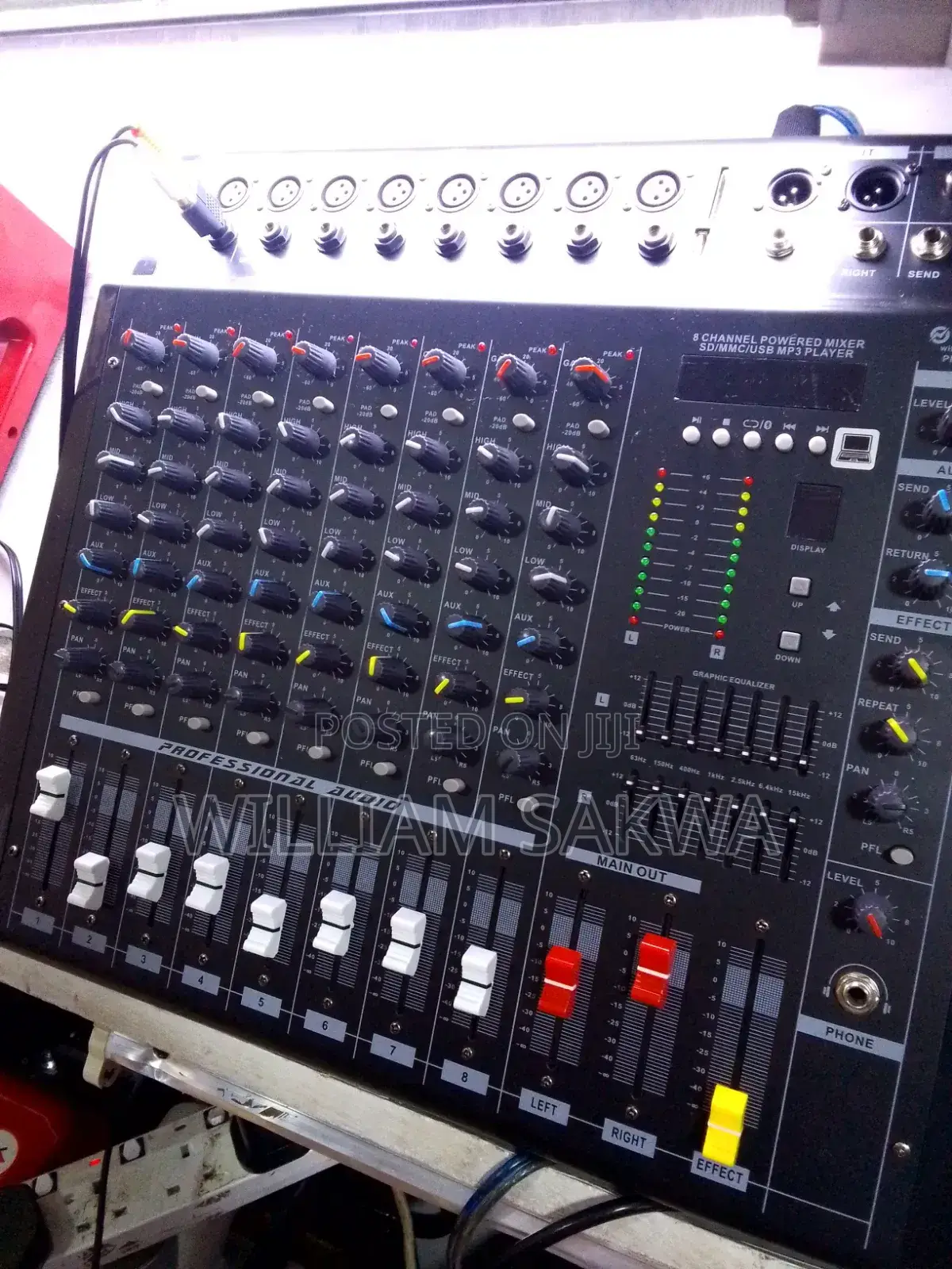 MAX 8 Channel Powered Mixer