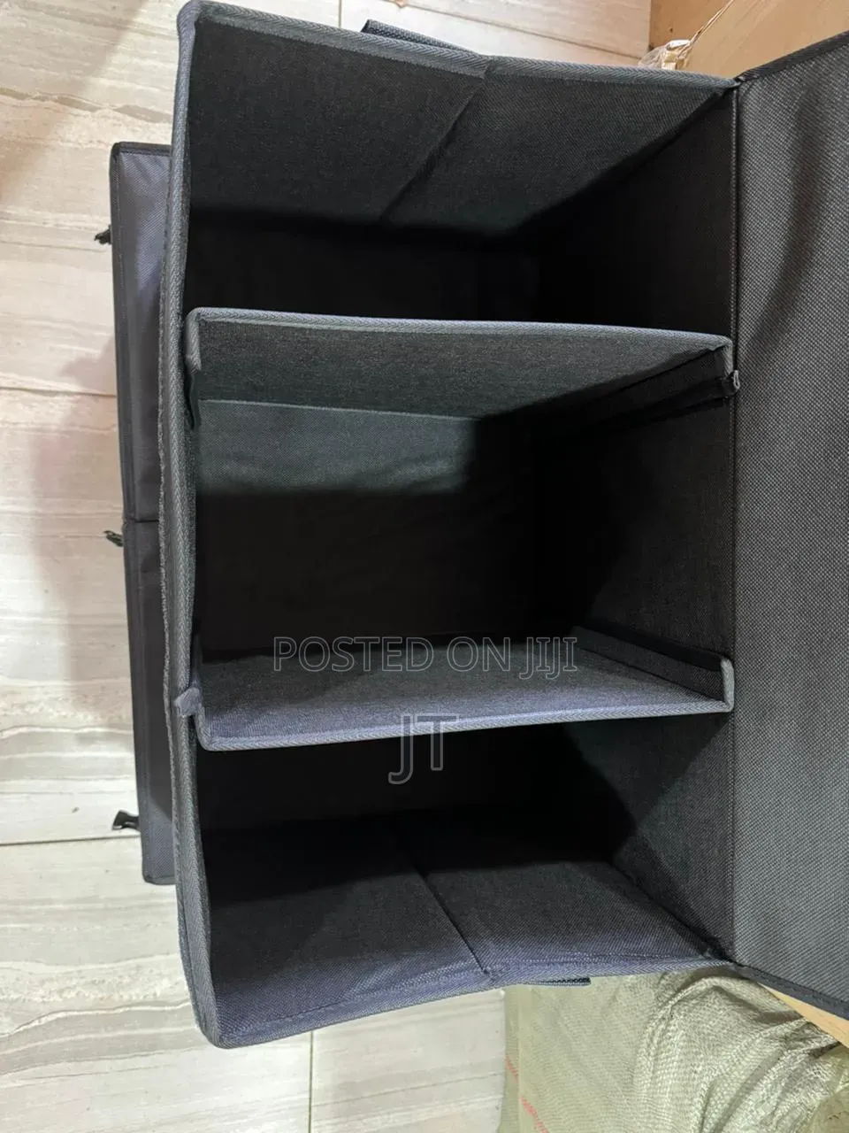 50cm Foldable Premium Car Trunk Boot Organizer With Lid and Partitions