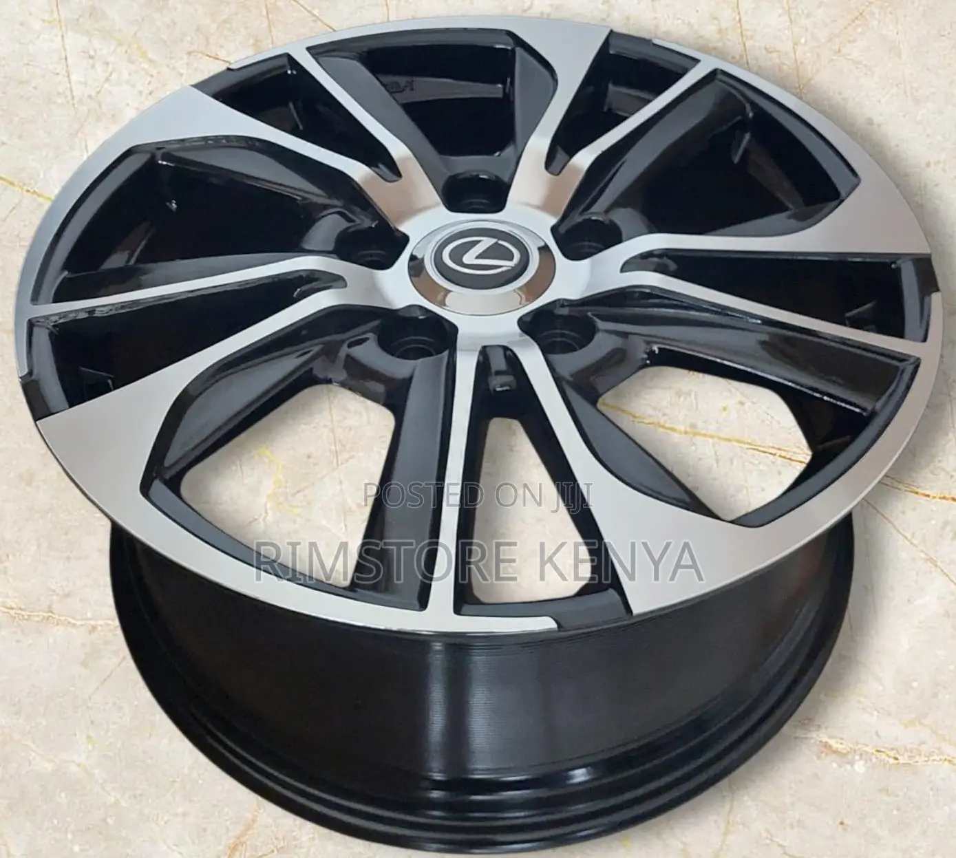 Rim Size 20 Lexus 570 Black Silver, Full Set.