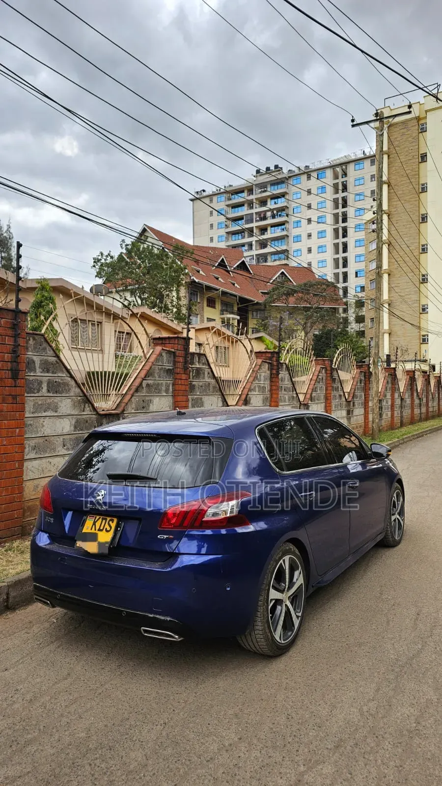 Peugeot 308 2017 Blue