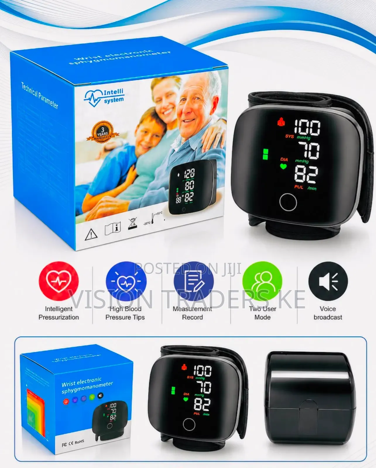 Wrist Blood Pressure Monitor Machine