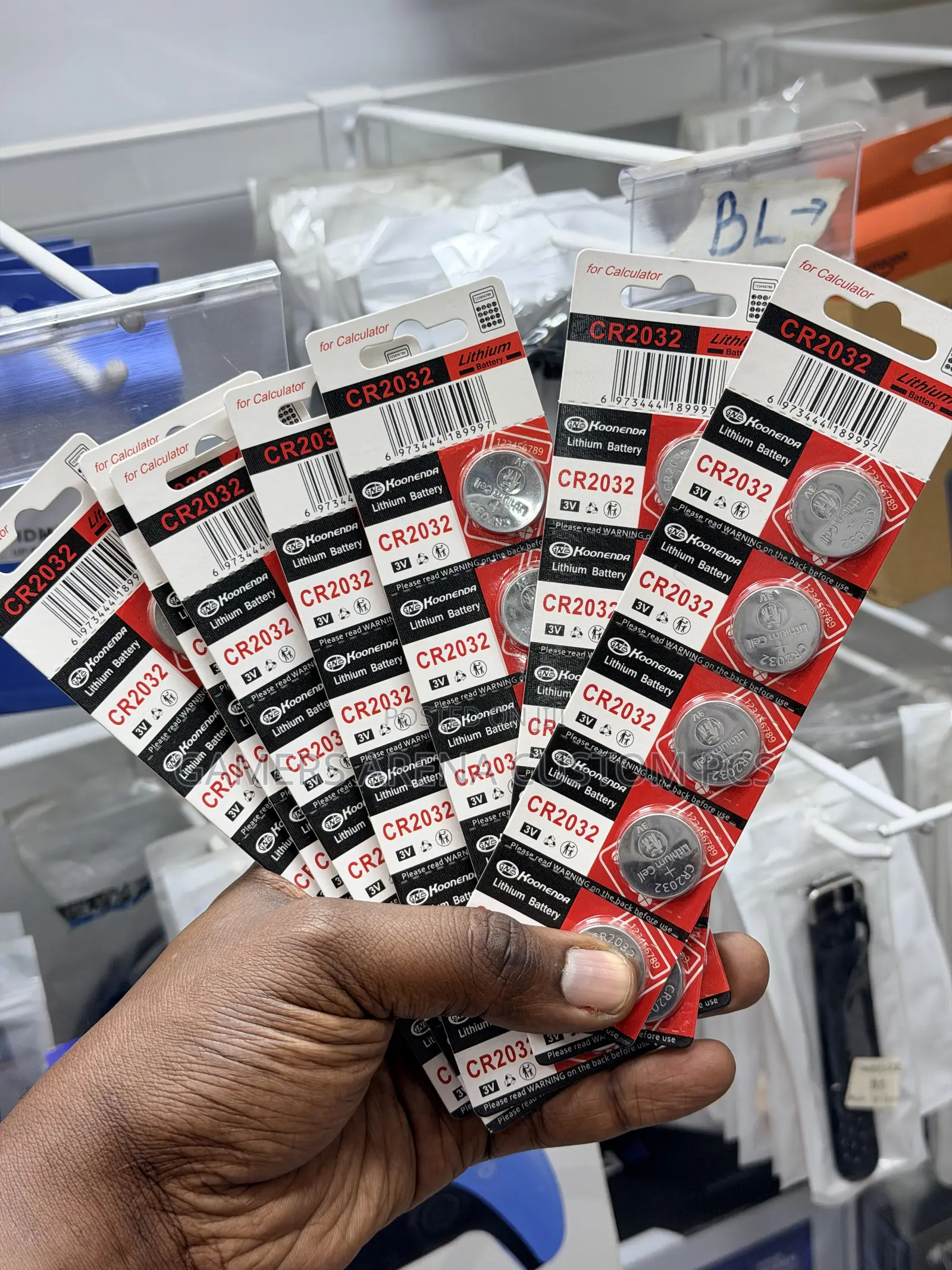 Lithium Battery 3V CR2032 Cmos Battery (5 Pack)