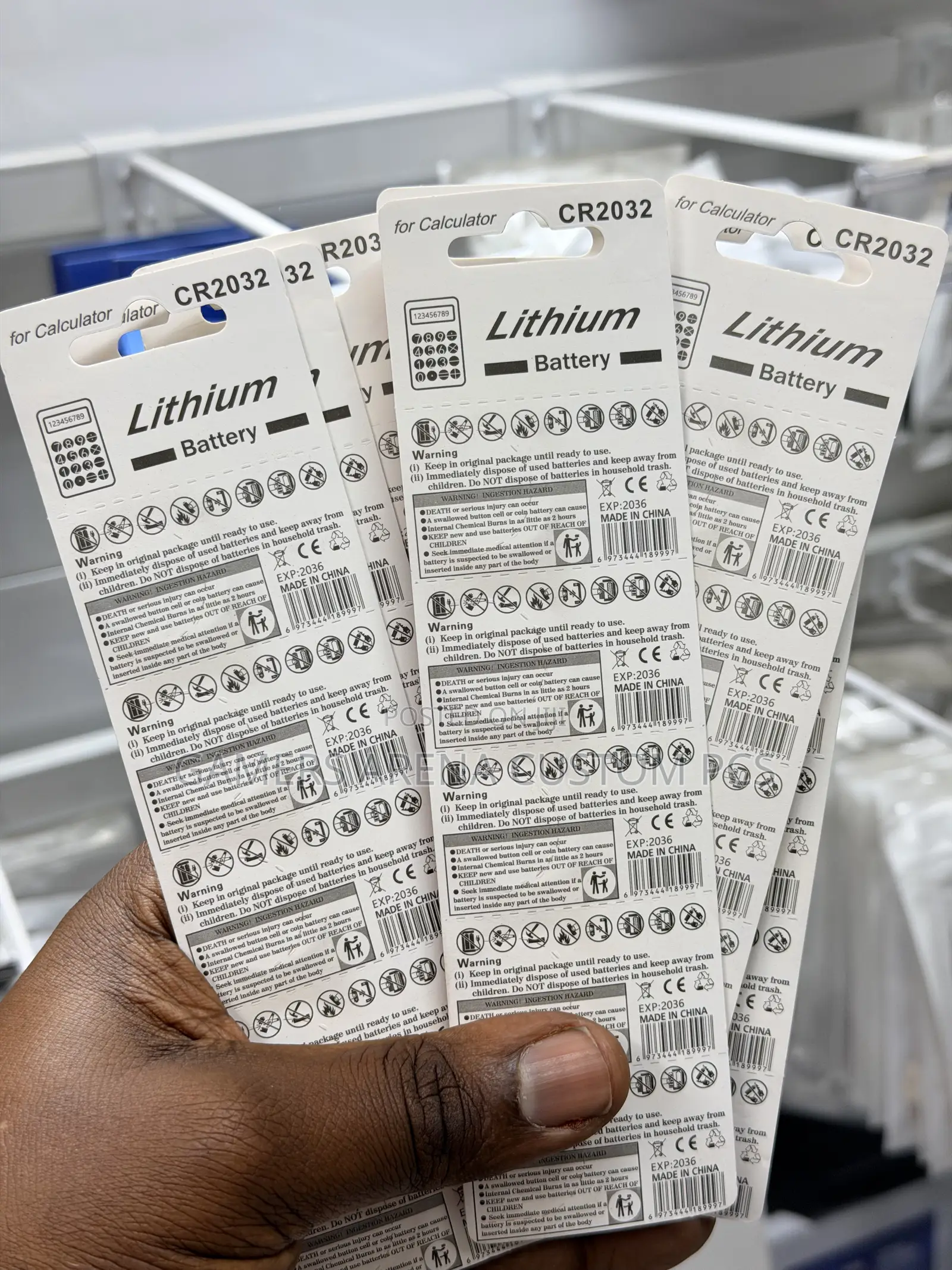 Lithium Battery 3V CR2032 Cmos Battery (5 Pack)