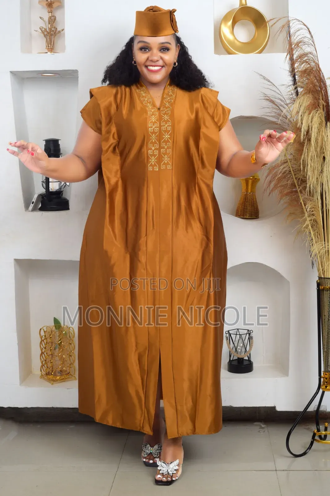 Nigerian Kaftan With Headgear