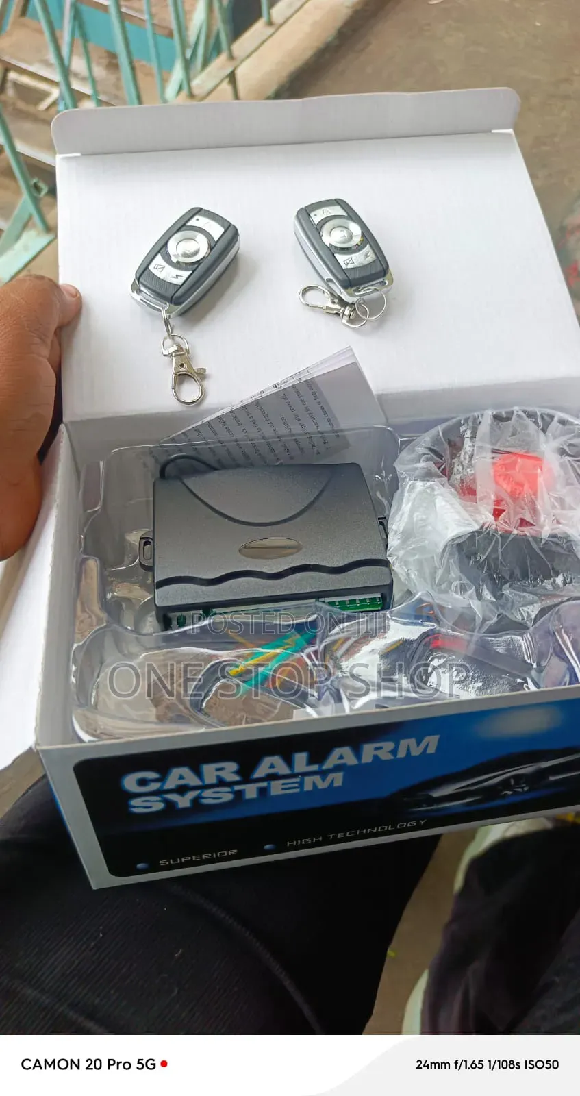 Car Alarm Locking System Kit With Main Control Module