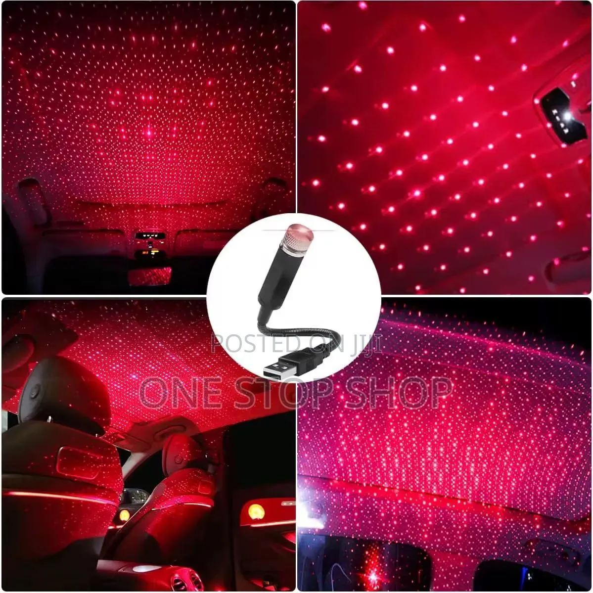 Romantic Led Car Roof Star Night Light USB Projector