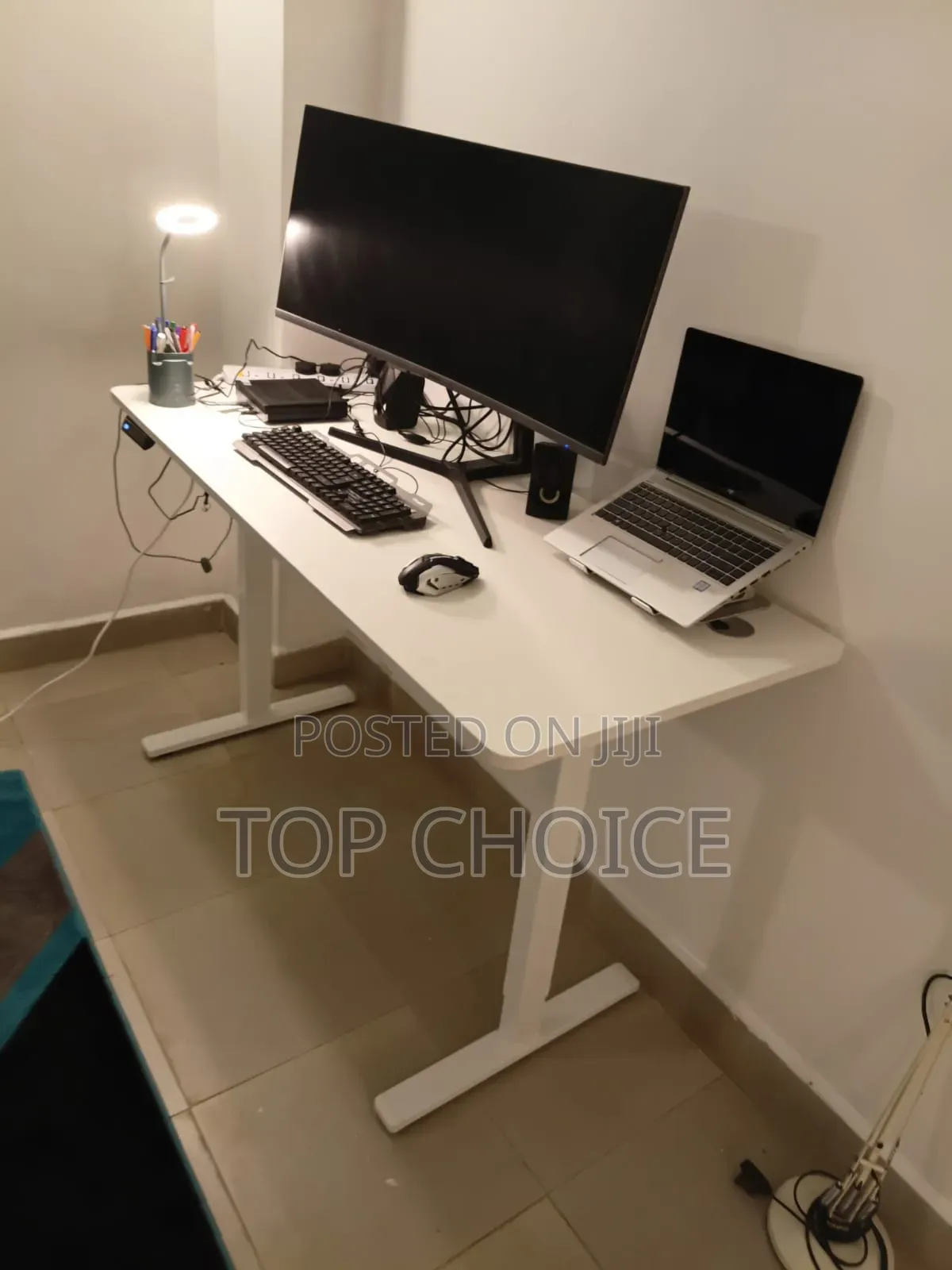 Motorized Height Adjustable Desk | Modern Office Workstation 1.2m