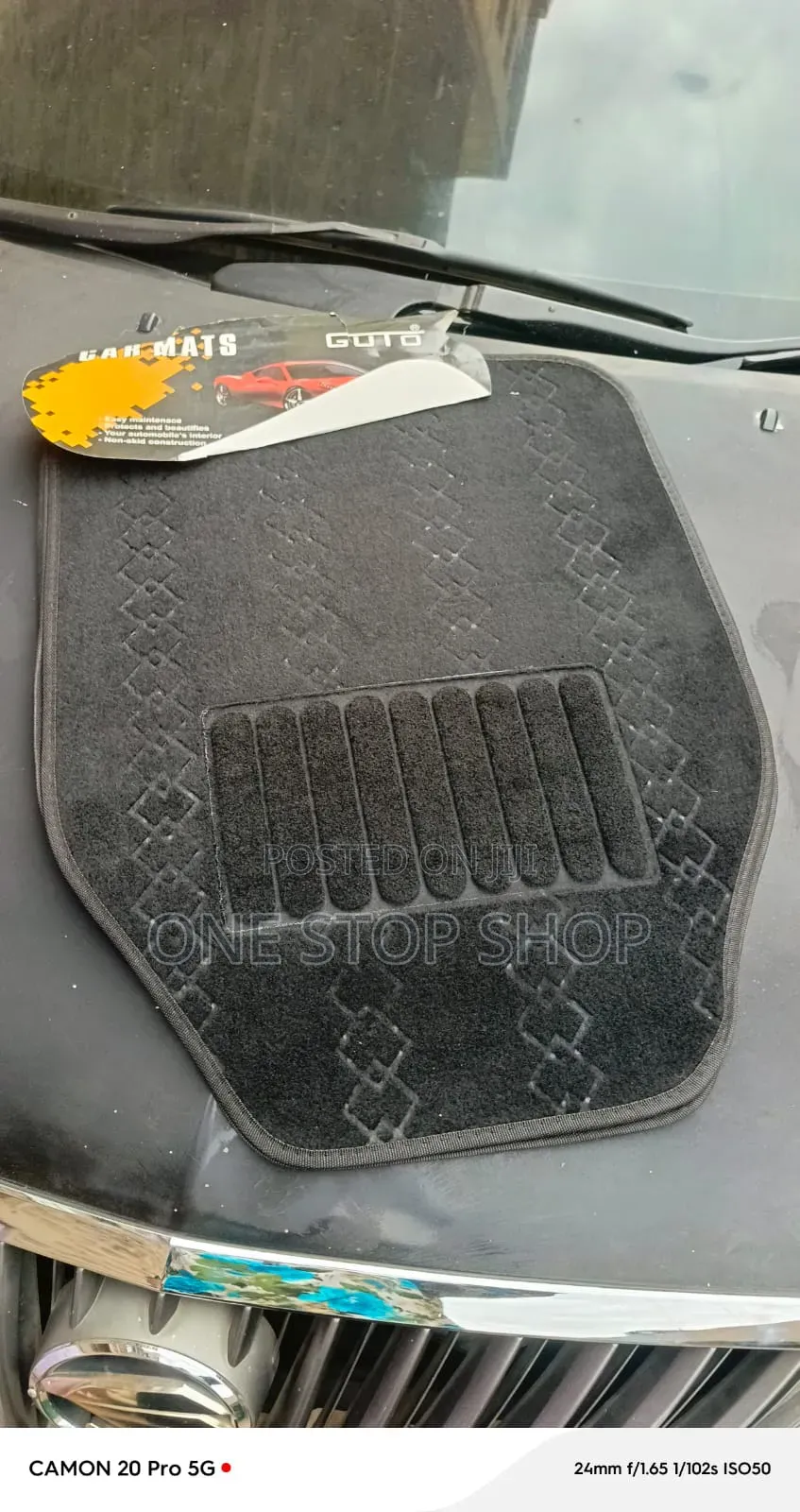 Black Woolen Soft Carpet With Nonslip Backing