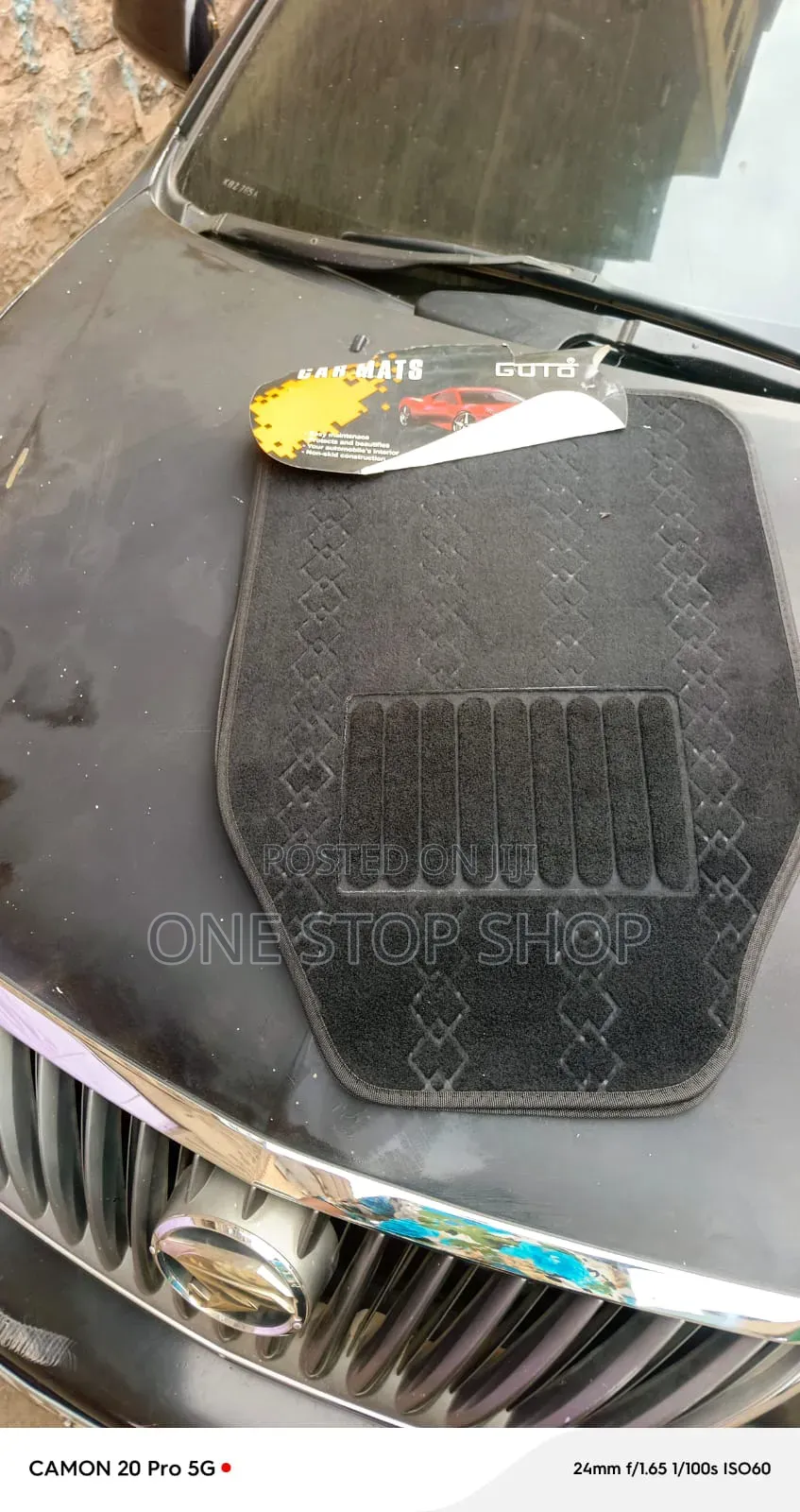 Woolen 5pc Fabric Floor Mats Universal Fit Standard Size