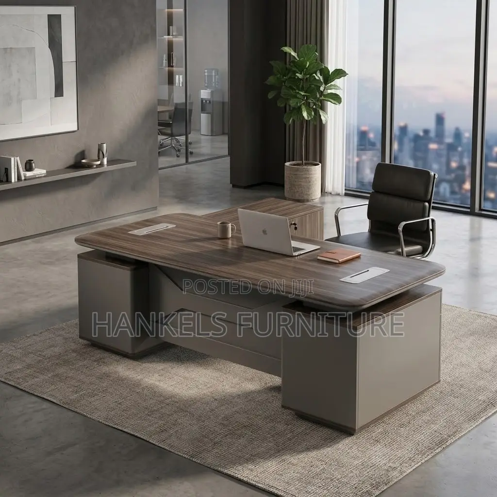 Executive L Shaped Desk for a Professional Workspace