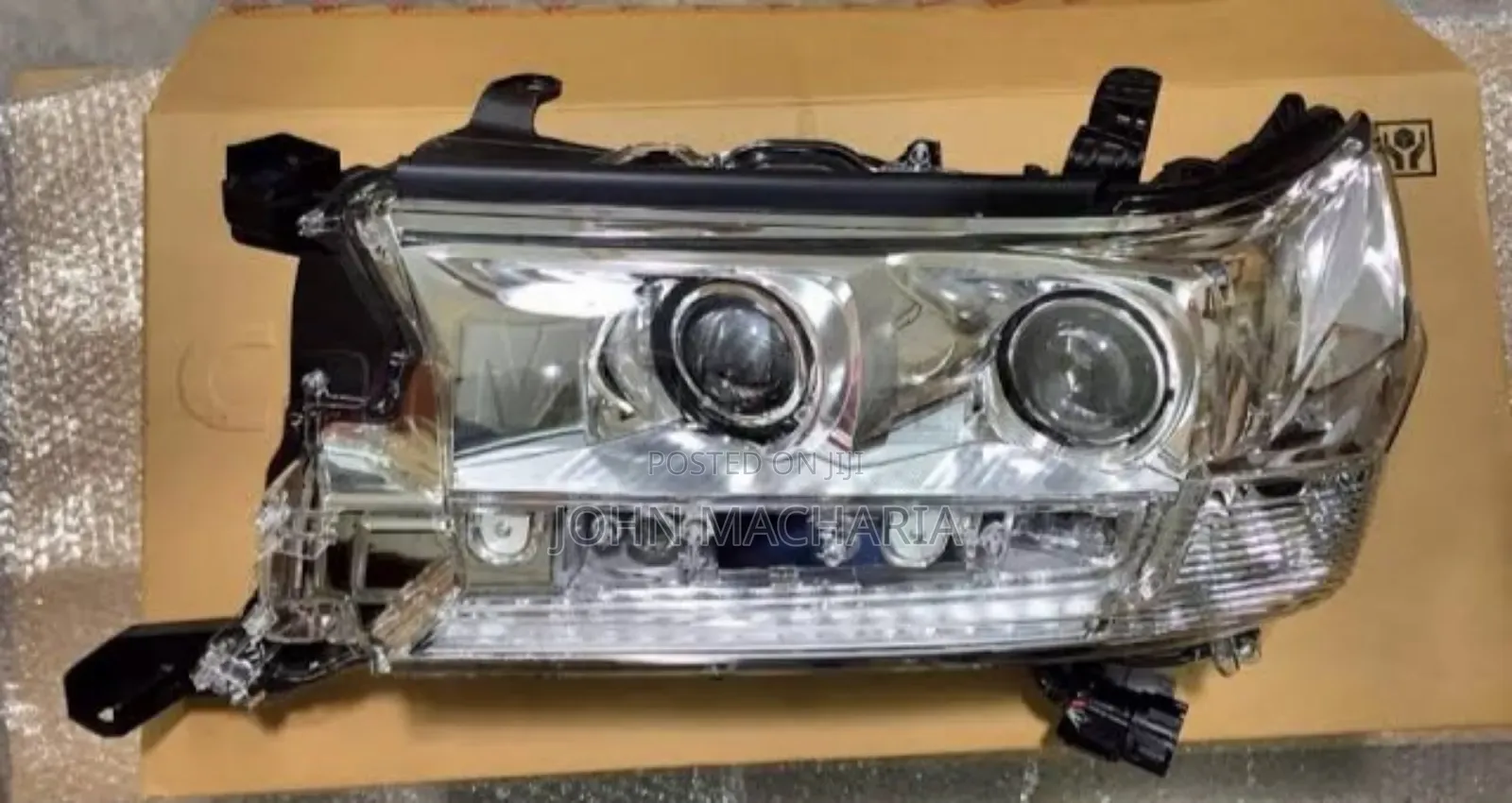 Headlights for Land Cruiser Prado 200 Series (RHS LHS) Ex Japan Set