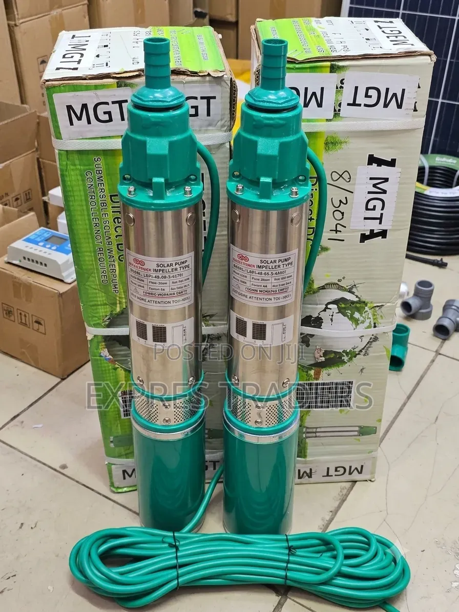 Height -60 M,400 W Solar Submersible Water Pump