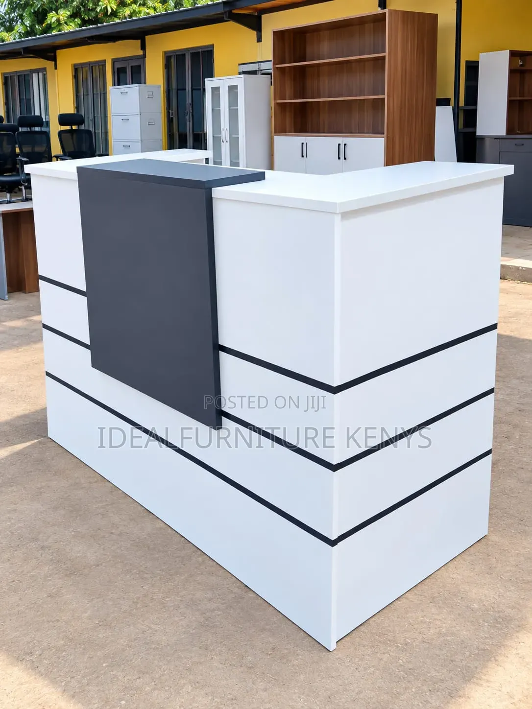 Reception Desk - Modern Office Counter