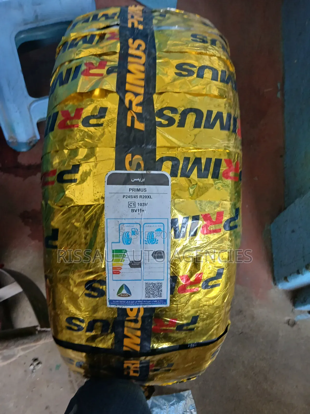 245/45 R 20XL 103V Primus Low Profile Tyres Made in China.