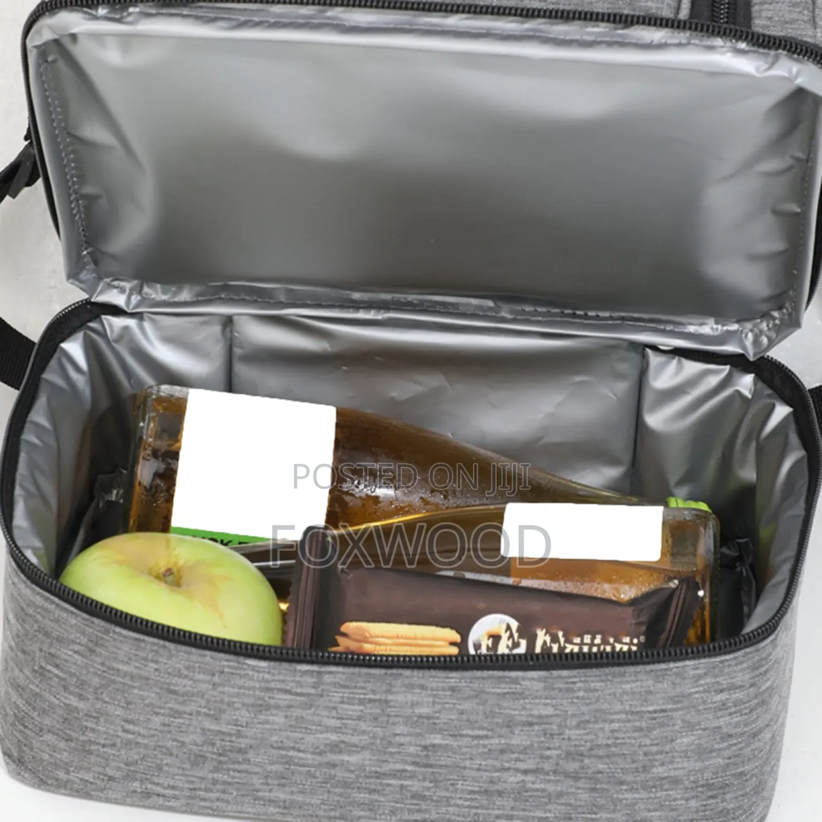 Double Compartment Insulated Lunch Bag