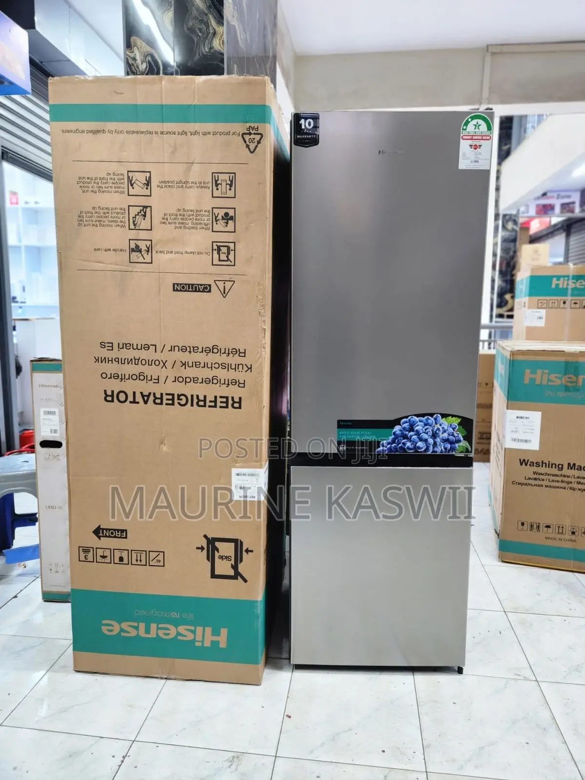 Hisense Double Door Bottom Freezer 292l