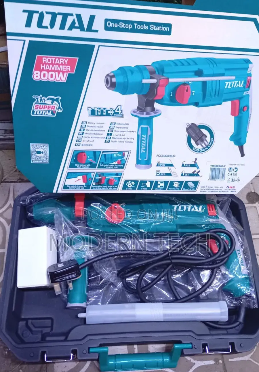 Total Rotary Hammer 800w Heavy Duty Drill