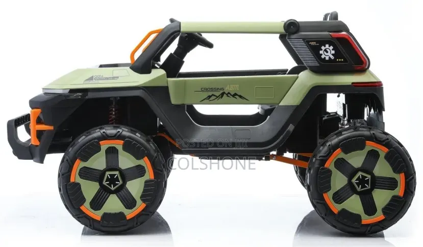 Kids’ 4x4 Green Adventure UTV Ride-on – Orange Edition