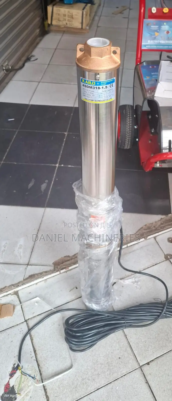 2hp Kailo Submersible Waterpump 112mtr Head