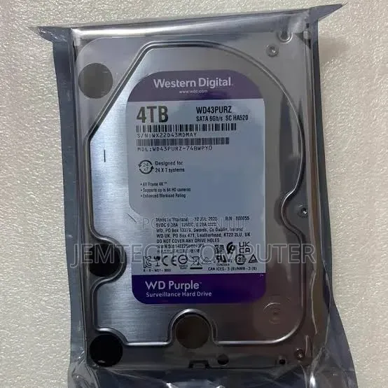 WD Purple 4TB Surveillance Hard Disk 3.5