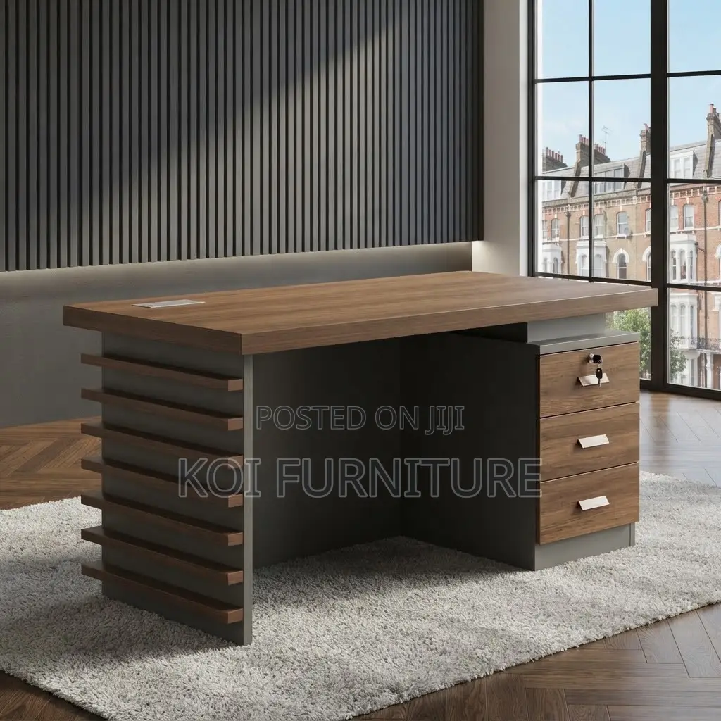 Office Desk; Style Golden Modern 1400mm Executive Home Office Desks