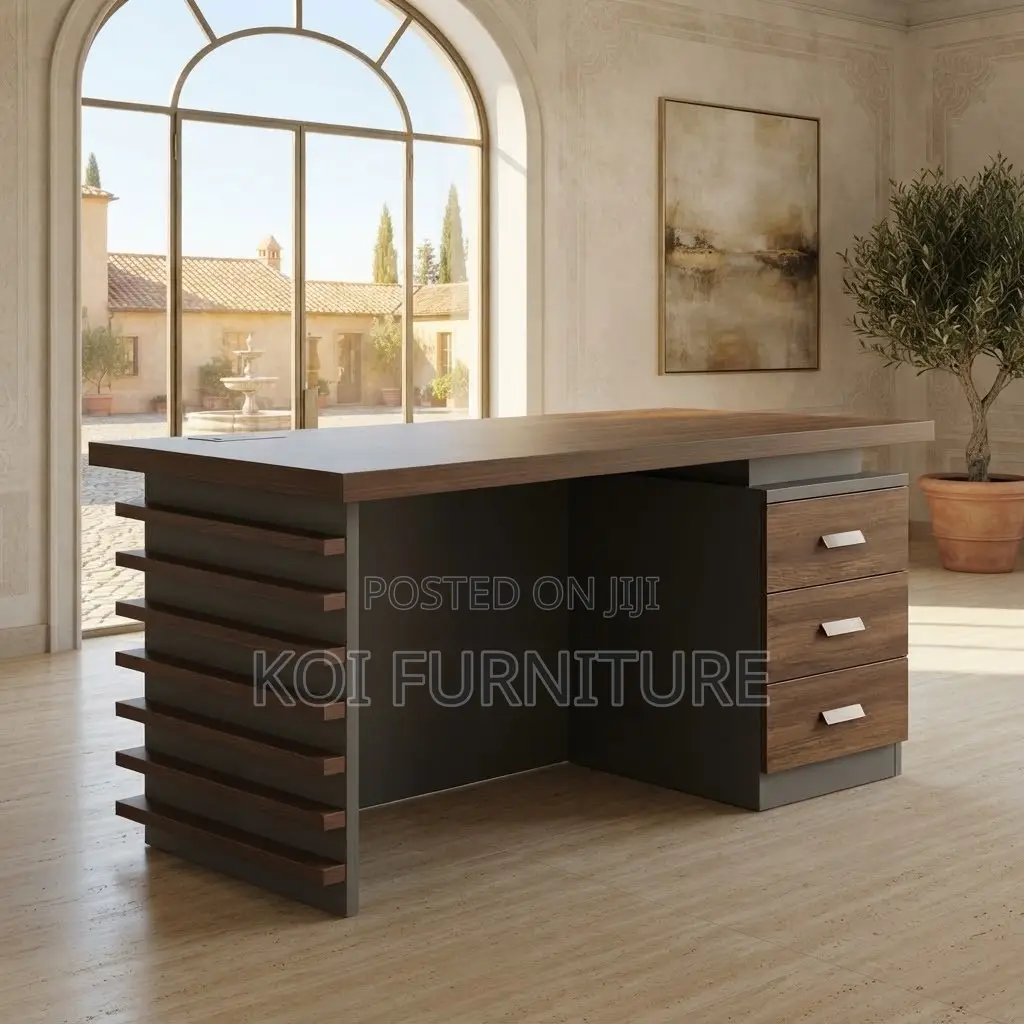 Office Desk; Style Golden Modern 1400mm Executive Home Office Desks