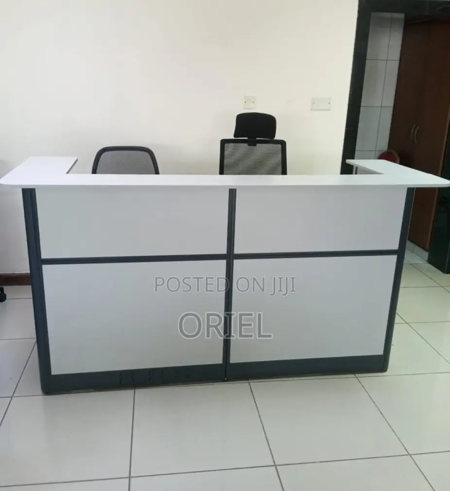 1.6M Office Reception Desk : Office Counter Imported Table
