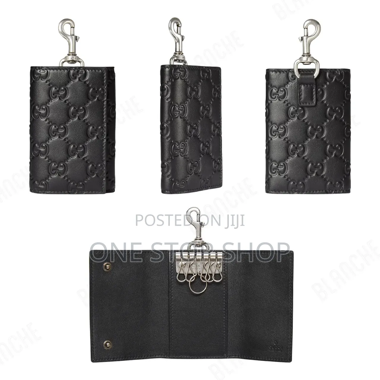 Gucci Designer Key Holder Case With Multiple Key Ring