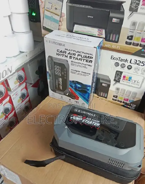 Euromax EMK3 Portable Car Jump Starter With Air Compressor