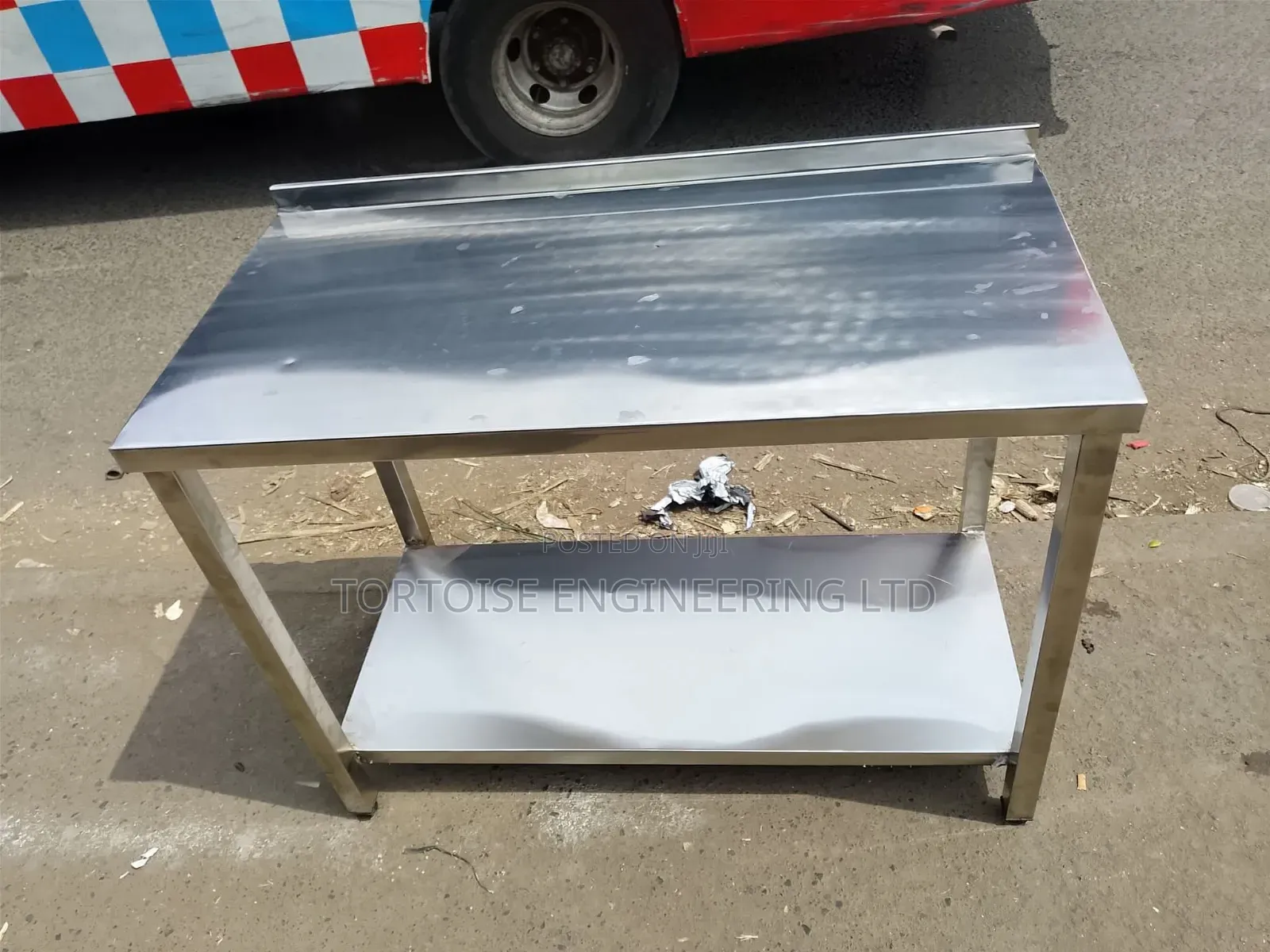 Stainless Steel Kitchen Work Table Size 1200mm by 600mm by 850mm