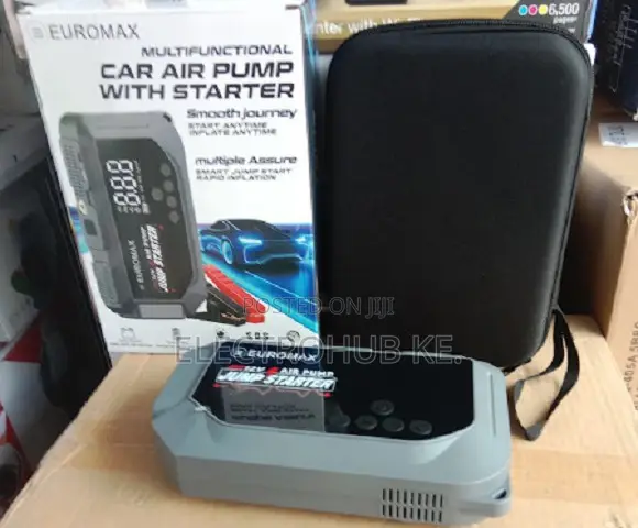 Euromax EMK3 Heavy Duty Multifunctional Jump Starter KIT With Air Pump