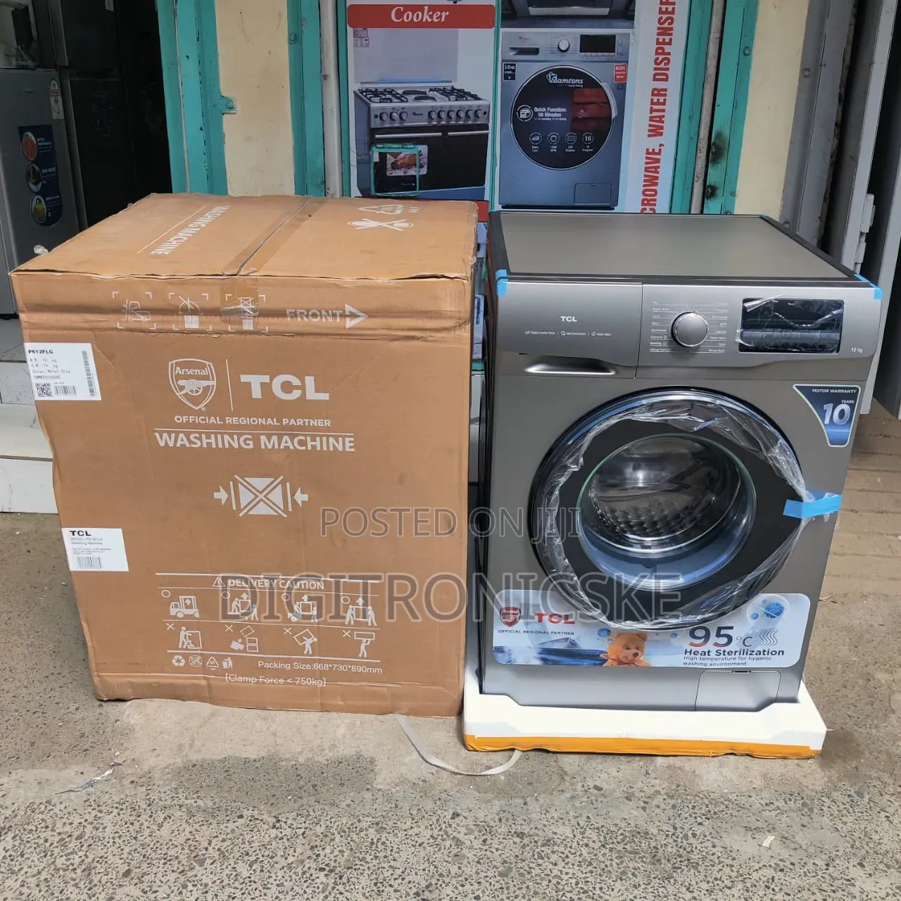 TCL 10/7 Kg Washing Machine Wash and Dry