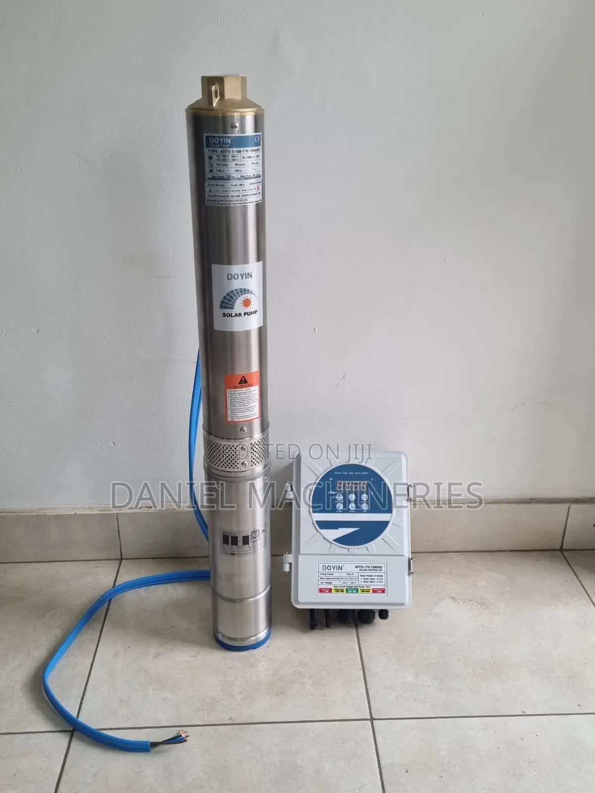 Doyin Solar Submersible Pump 3hp 2200w 1.5inch Hybrid