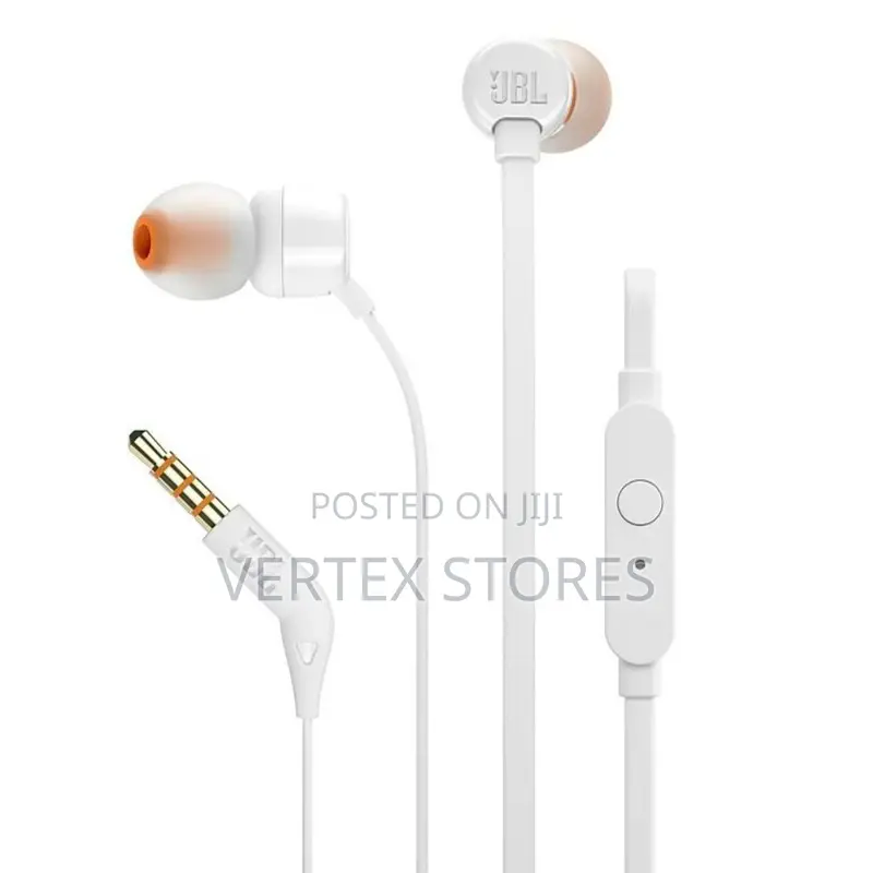 JBL Tune 110 Earphones-White