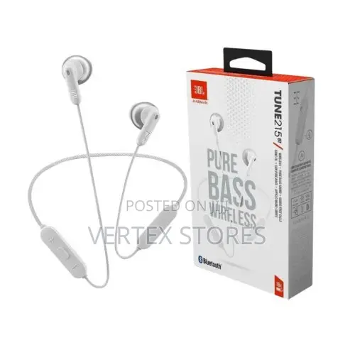 JBL Tune 215 Bluetooth Earphones -White