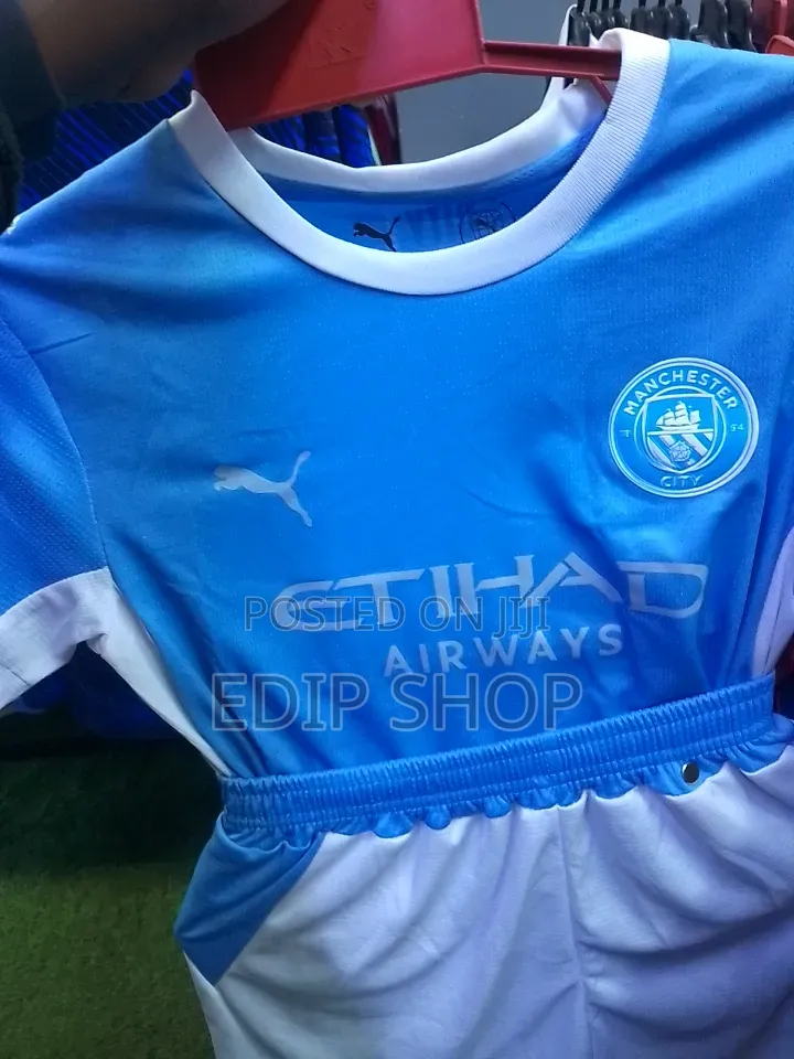 Kids Manchester City New Season Jersey.