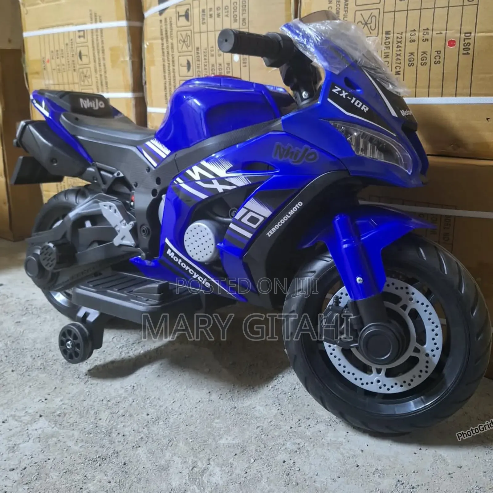 Kids Electric Motorbike With Rubber Wheels at 25000*