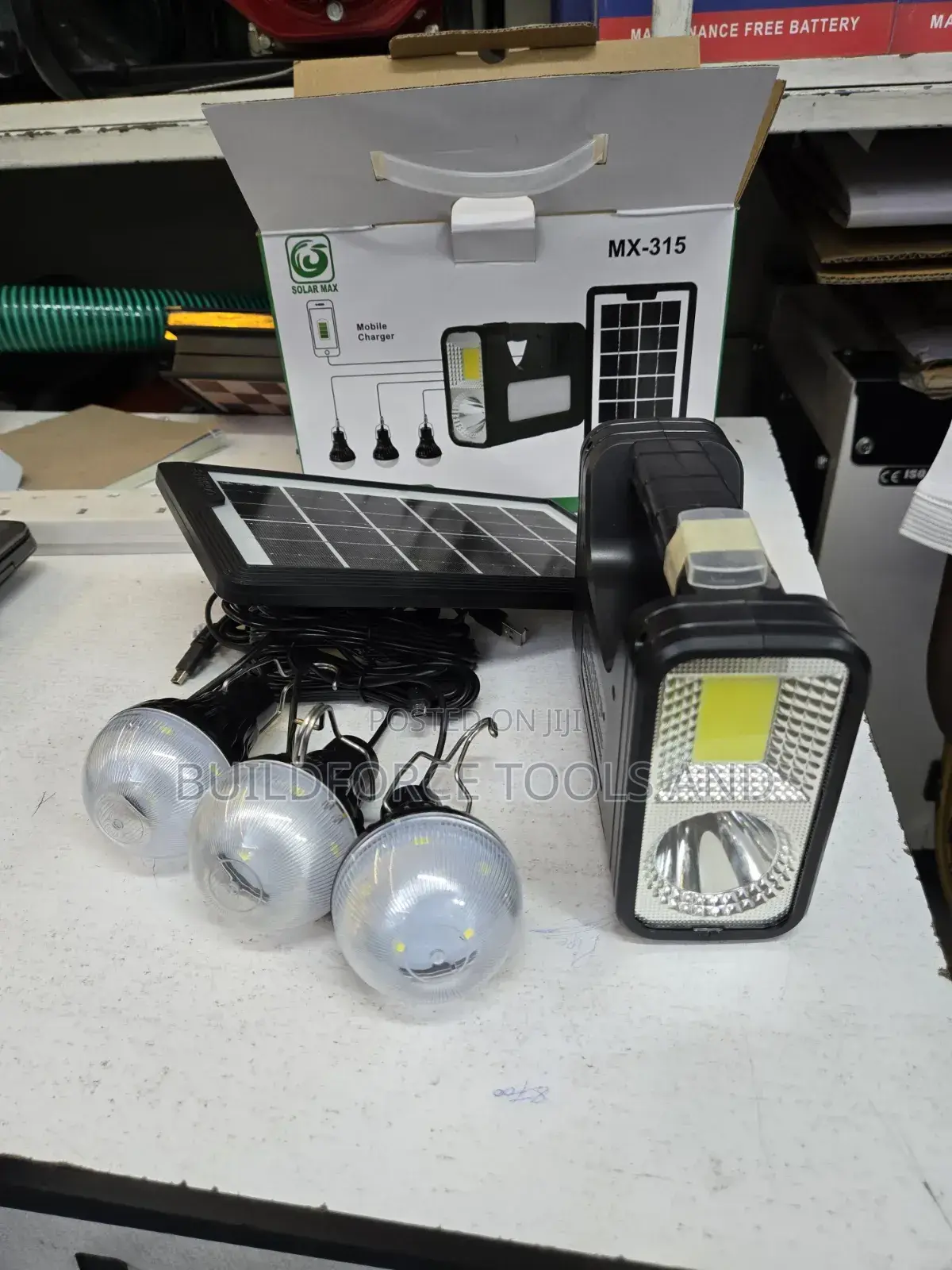 Solarmax Mobile Lighting Kit Small Solar System With Battery