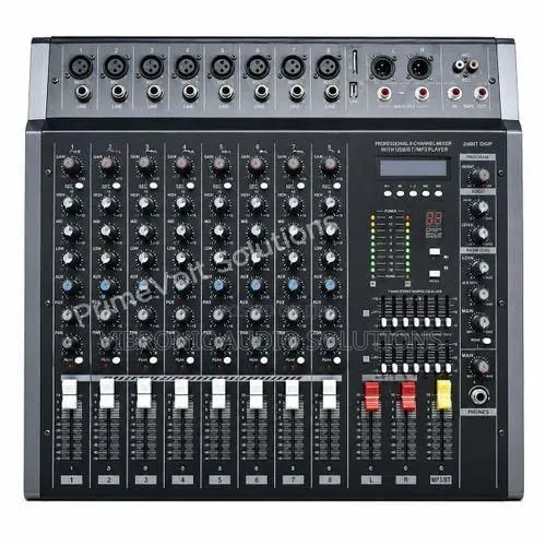 Powered Mixer 8 Channel With Inbuilt Amplifier :