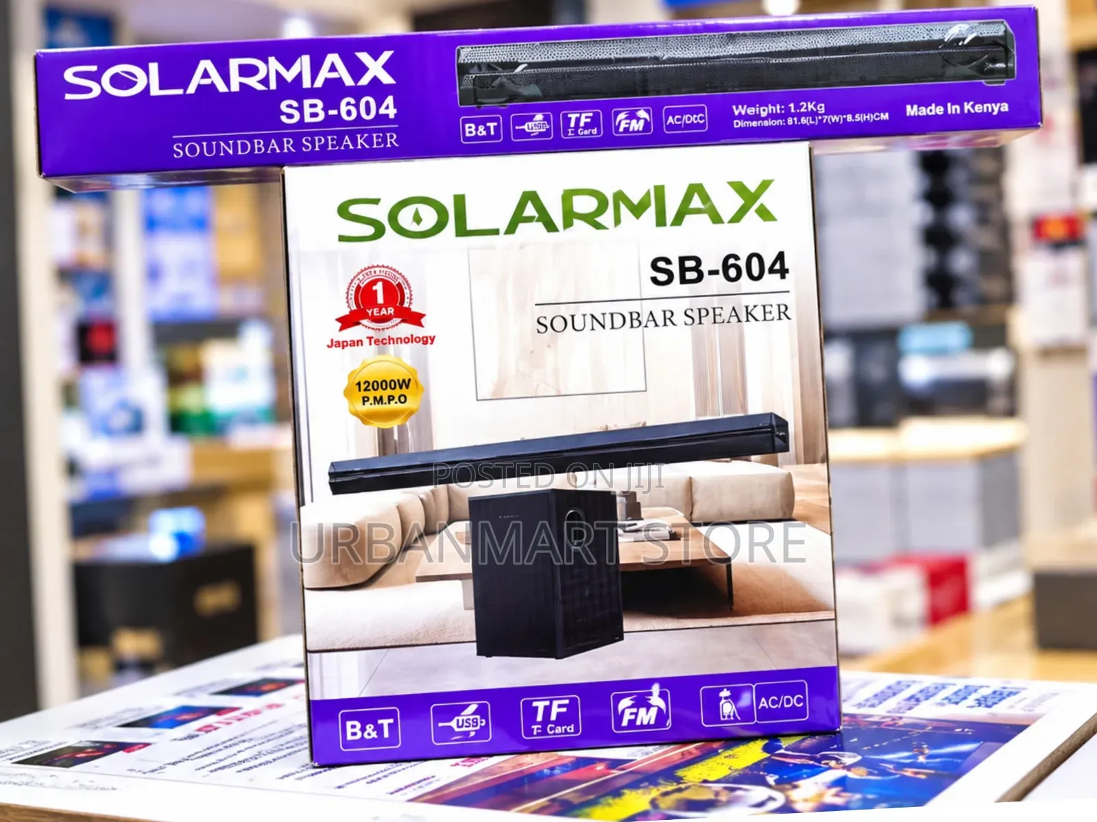 Brand New Solarmax SB-604 Soundbar Speaker System