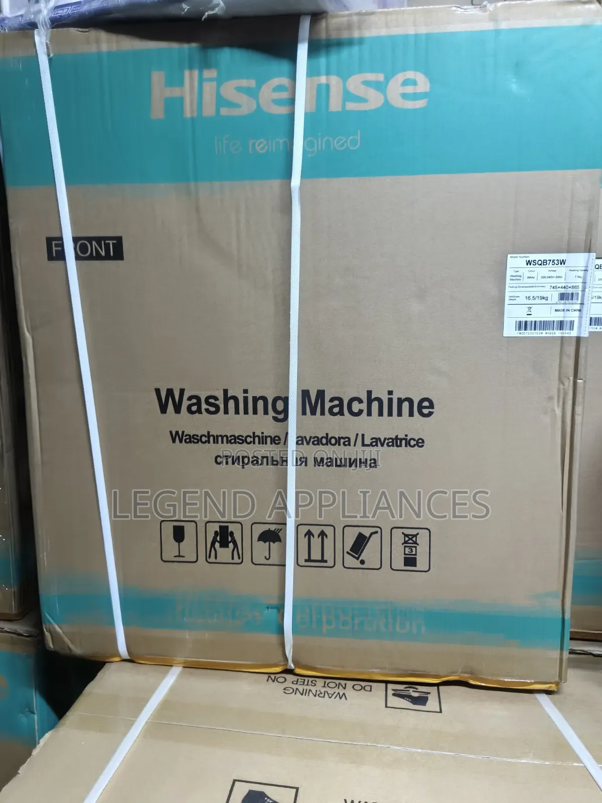Hisense 12/8 Front Load Washing Machine