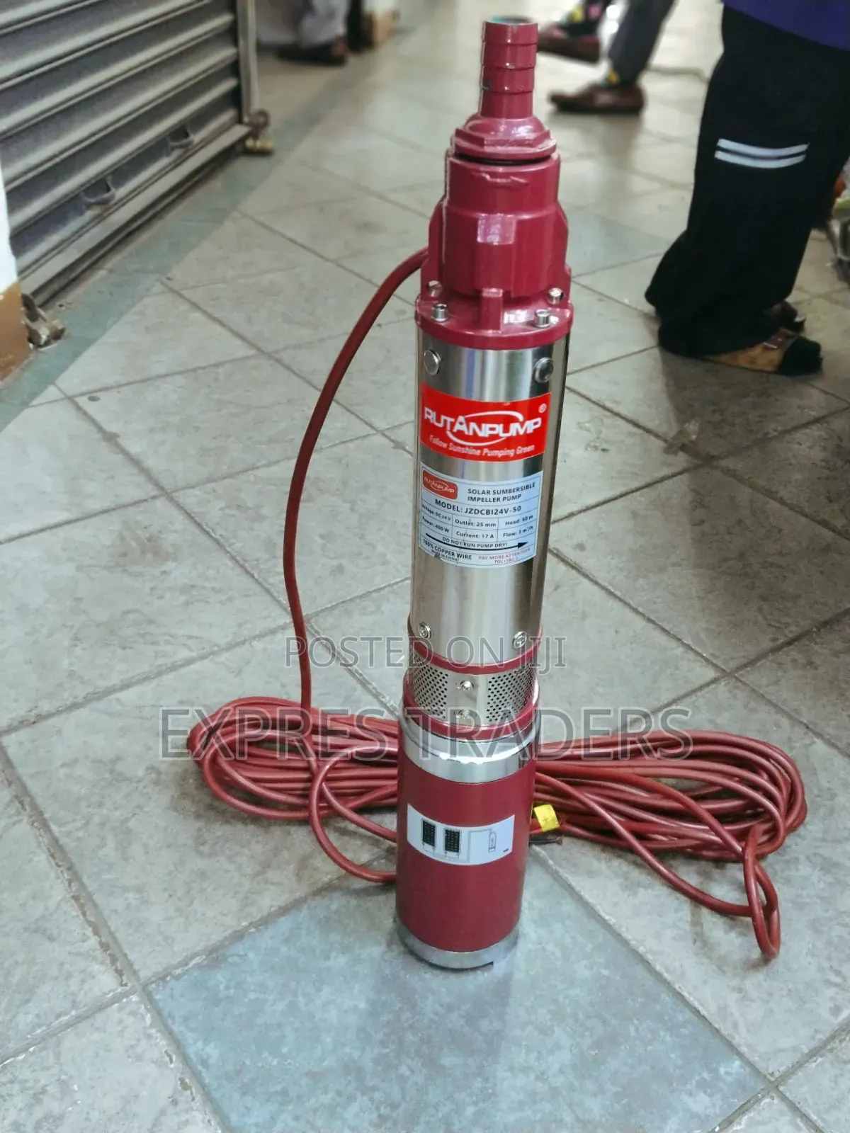 Rutan Submersible Water Pump 50 M 400 W