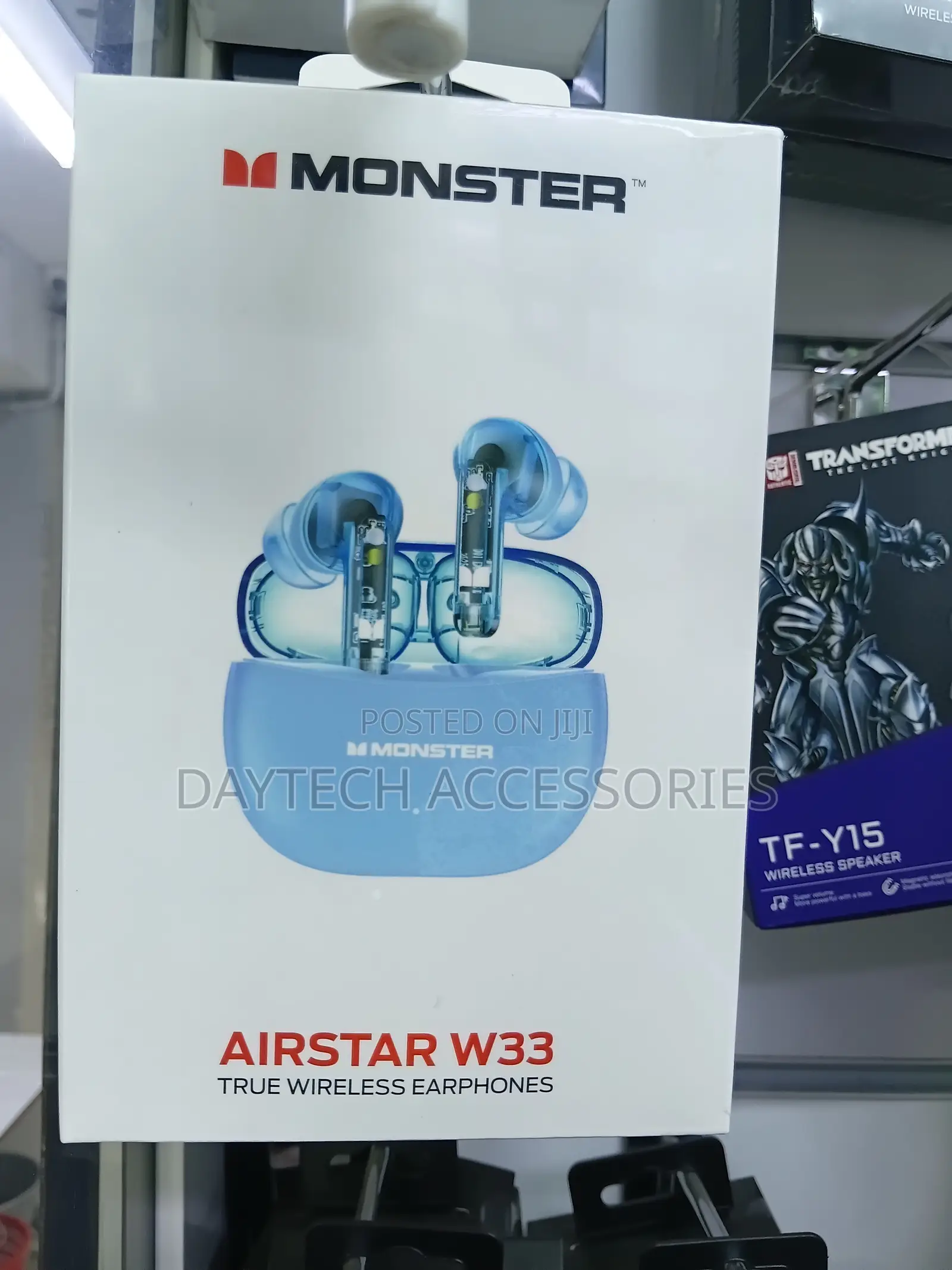 Monster W33 True Wireless Bluetooth Earbuds - Blue