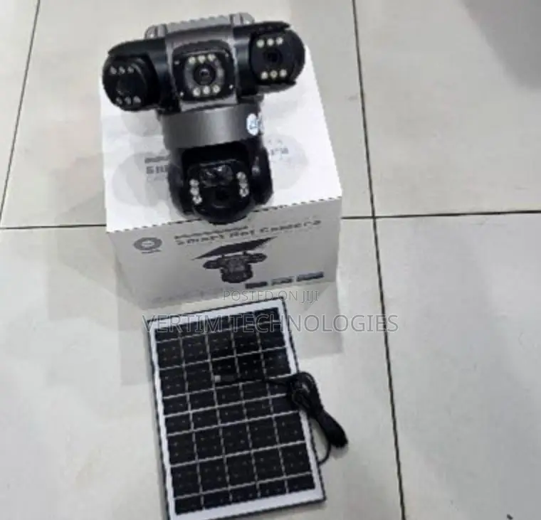Triple Lens Three Screen 4G Solar Outdoor PTZ Camera