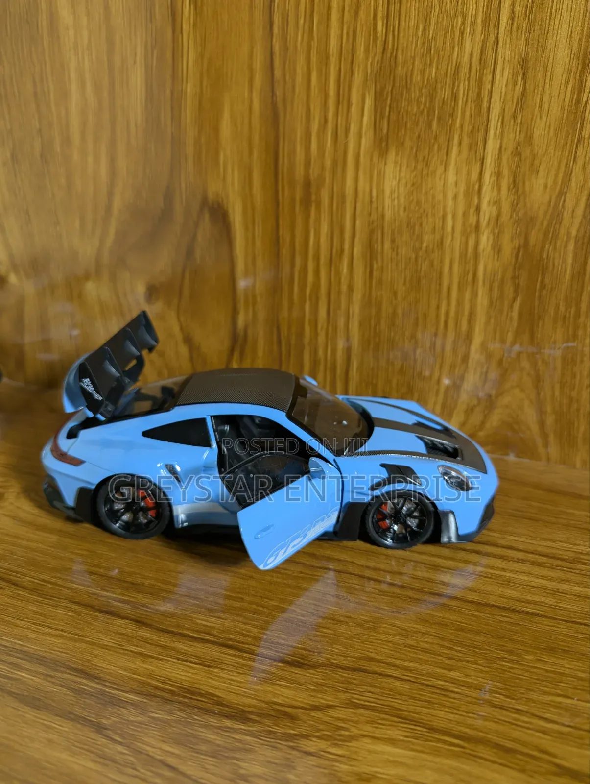 Diecast Model Car Kit Porsche GT3 RS Model Collection Gift Size 1:24