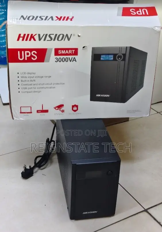 Hikvision 3KVA Power Back UP With LCD Display Inbuilt AVR